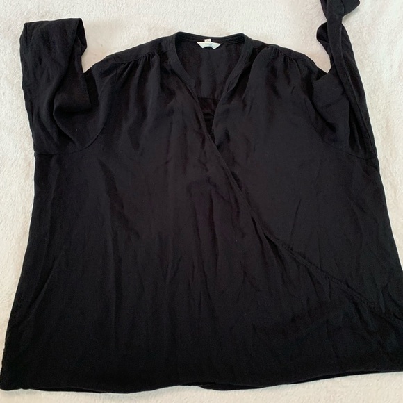 Terra & Sky Black Blouse Size 3X (24W-26W) - Picture 16 of 17